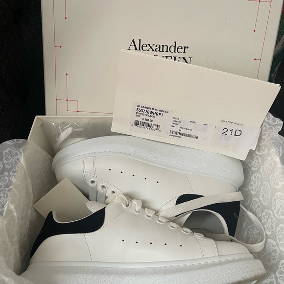 Authentic Alexander McQueen Platform Sneakers size 39 - Picture 5 of 12